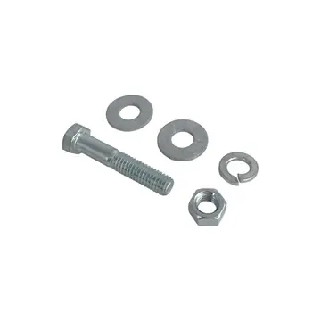 3/8 inch Diameter by 2 inch Long Zinc Plated Trailer Bolt