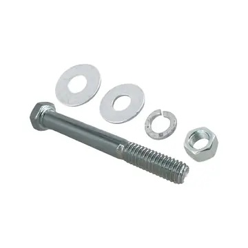 3/8 inch Diameter by 3 inch Long Zinc Plated Trailer Bolt