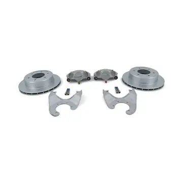 STURDY BUILT 6 Lug 12" Disc Brake Kit - Slip On - Dacromet Coated - STAINLESS STEEL Brake Pad