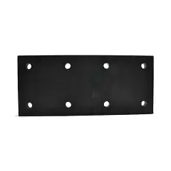 Trailer Nose Plate Heavy Duty 3/4" Thick Steel for Lunette Rings