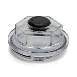 Replacement 2 7/8 in Threaded Trailer Oil Cap 8001 for 7,000lb - 8,000lb Hubs and Axles - Sealed Plug