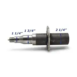 Weld In Trailer Spindle #42 for 6 or 8 Lug Axles with Brake Flange