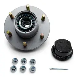 Dexter Pre Greased Vortex Boat Trailer Hub Galv-X 6 Lug 6000lb Axle