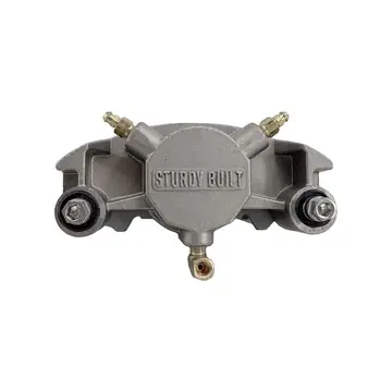 STURDY BUILT Brake Caliper Fits 5 and 6 Lug Hubs STAINLESS Casting - STAINLESS STEEL Brake Pad