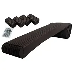 Caliber Black Bunk Wrap Kit for (2) 12 Ft 2 x 6 Bunk Boards on Boat Trailer