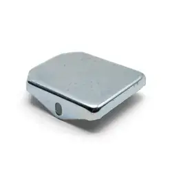 Zinc Plated Square Trailer Jack Replacement Cap with Hardware