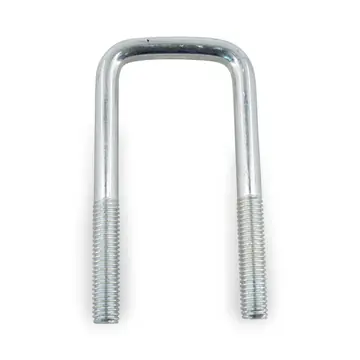 Zinc Plated Square Trailer U-Bolt Only 1/2 inch x 2 inch x 4 11/16 inch