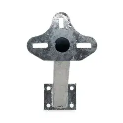 Universal Trailer Spare Tire Mount Galvanized Fits 4, 5, 6, or 8 Lug Trailer Wheels