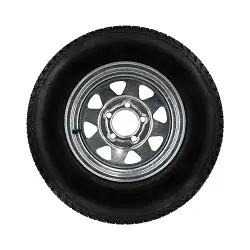 Eco-Trail ST175/80D13 Load Range C Trailer Tire on Galvanized 5 Bolt Wheel