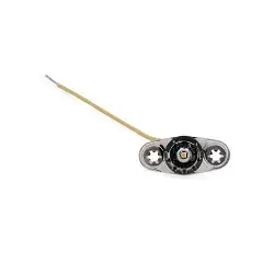 Trailer LED Self-Grounding Side Marker Light TecNiq S38 Clear Lens Amber Diode