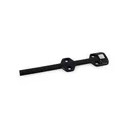 Trailer Fender Side Marker Light Bracket S90 Black Four Hole Mount