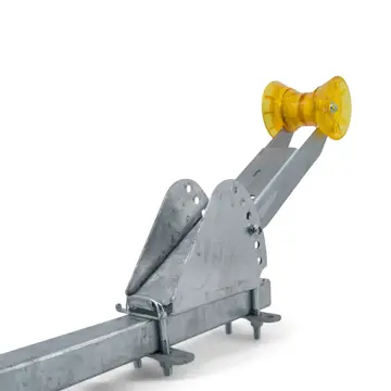 PWC or Jon Boat Trailer Winch Seat Kit with Roller and Hardware for 2 inch and 3 inch Wide Tongue