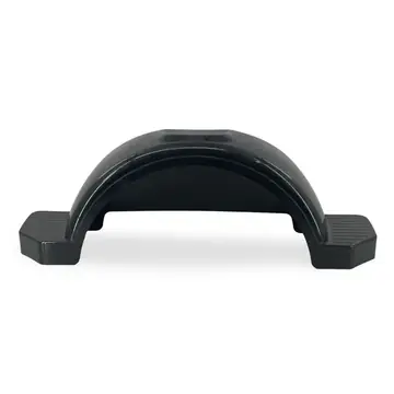 Black Plastic Trailer Fender for Boat Trailer Single Axle 10 1/4 in x 45 in x 14 7/8 in