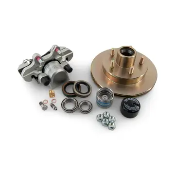 UFP Boat Trailer 9.75 inch Integral 5 bolt (Half Disc Brake Kit) w/ Aluminum Caliper