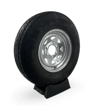 Trailer Tire ST235/80R16 on Galvanized Wheel 6 Lug by Rainier