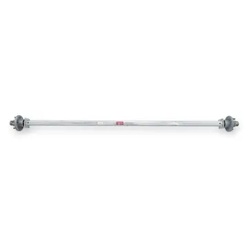 Autoflex-Knott 3750lb 85 inch Hub Face Galvanized Trailer Axle with Pre-Installed Idler Hubs