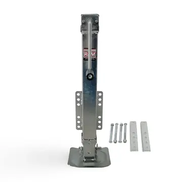Ram 5000 lb Capacity Boat Trailer Drop Foot Bolt On Jack Zinc Plated Jack w/ HW