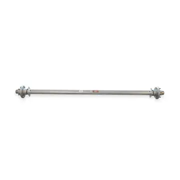 Autoflex-Knott 3750lb 67 inch Hub Face Galvanized Trailer Axle with Pre-Installed Idler Hubs