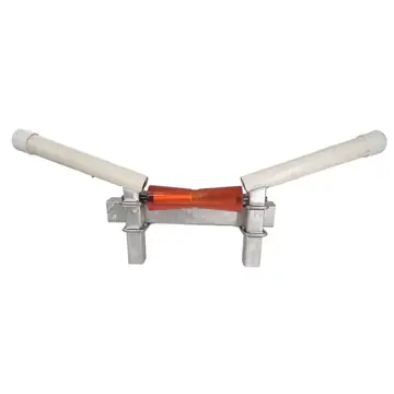 Boat Trailer Aluminum and Stainless Steel Center V-Guide PVC with Stoltz Roller