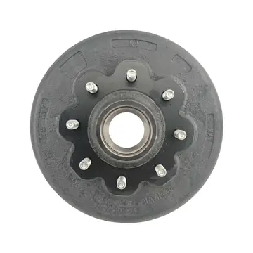 Trailer Brake Drum Hub 8,000lb Grease Hub 9/16" Lug Stud 8 on 6.5 Bolt Pattern Drum Hub Only