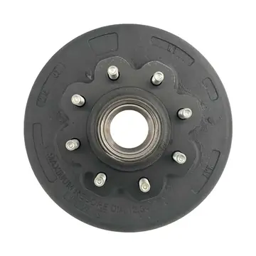Trailer Brake Drum Hub 8,000lb Oil Hub 9/16" Lug Stud 8 on 6.5 Bolt Pattern Drum Hub Only
