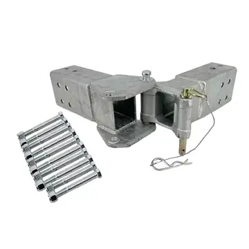 Tie Down Swing King Folding Tongue Hinge Kit Bolt-On for 3x4 Trailer Tongues