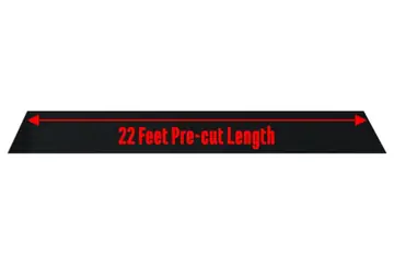 Boat Trailer Bunk Board Black Marine Carpet 18 inch Wide - 22 Feet