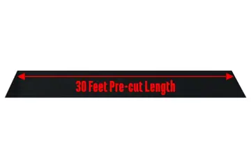 Boat Trailer Bunk Board Black Marine Carpet 18 inch Wide - 30 Feet