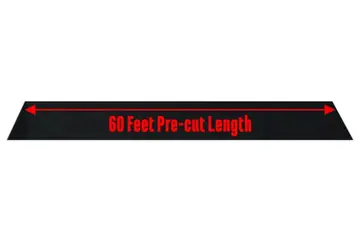 Boat Trailer Bunk Board Black Marine Carpet 18 inch Wide - 60 Feet