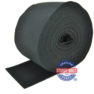 Boat Trailer Bunk Board Black Marine Carpet 12 inch Wide Roll - Approximately 100 Feet